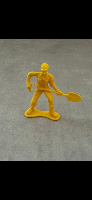Figurine ouvrier chantier