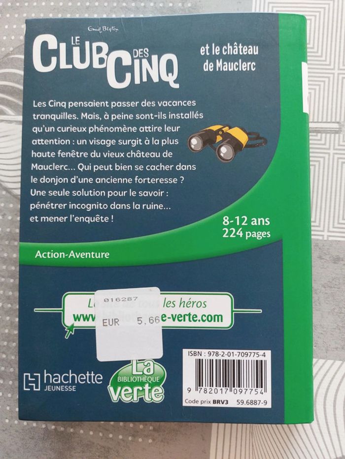 Livre Le club des cinq - photo numéro 2