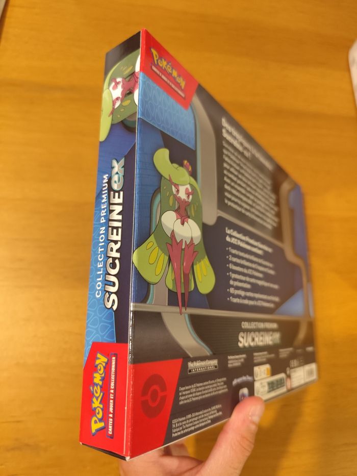Coffret cartes Pokémon Sucreine ex Collection Premium flammes obsidiennes EV3 EV5 EV6 - photo numéro 5