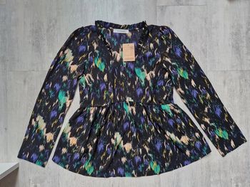 Blouse effet crêpe neuve avec étiquette Promod XS