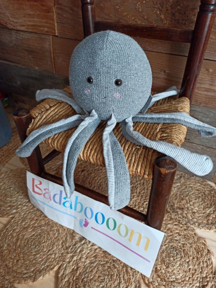 peluche pieuvre vertbaudet tbe - photo numéro 2