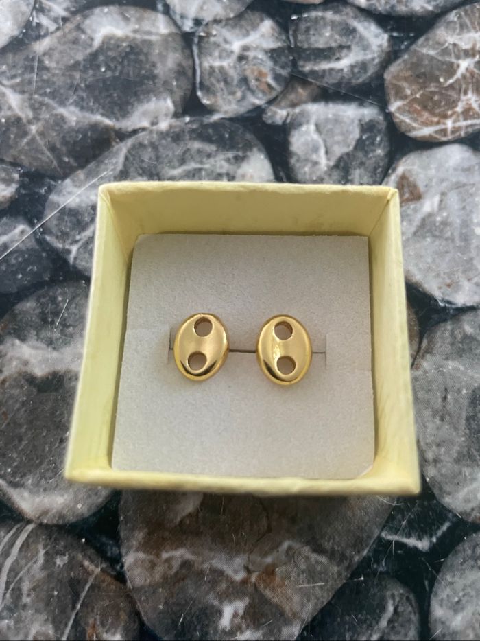 Boucles d’oreilles grain de café