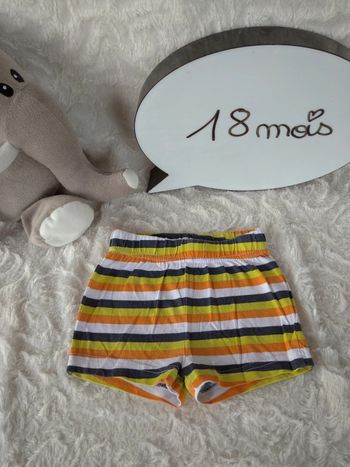 Short Garçon 18 mois Kid Kanaï 100% coton