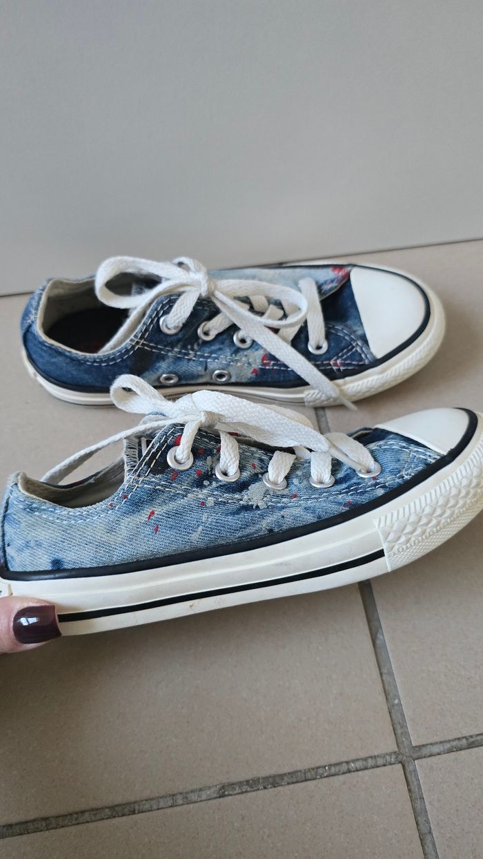 Converse all star effet jean pointure 29 - photo numéro 2