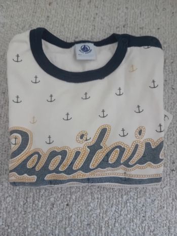 T shirt manche longue 2 ans Petit Bateau