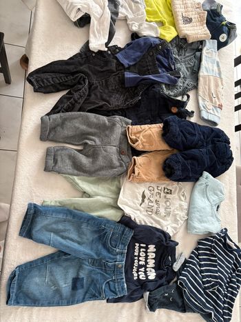 Lot 6 mois bébé garçon, Kiabi, Gémo, Tape à l'œil, etc.