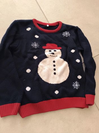 Pull de Noël en laine 10 ans