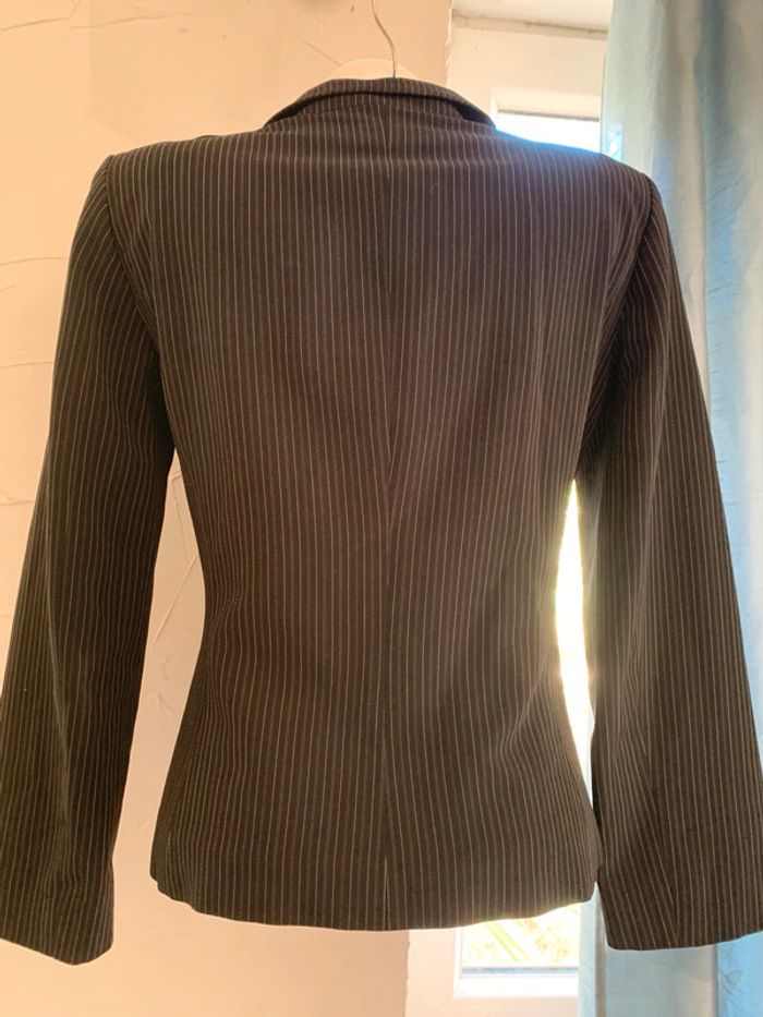 Blazer 1. 2 3 taille 38 noir fine rayure - photo numéro 8