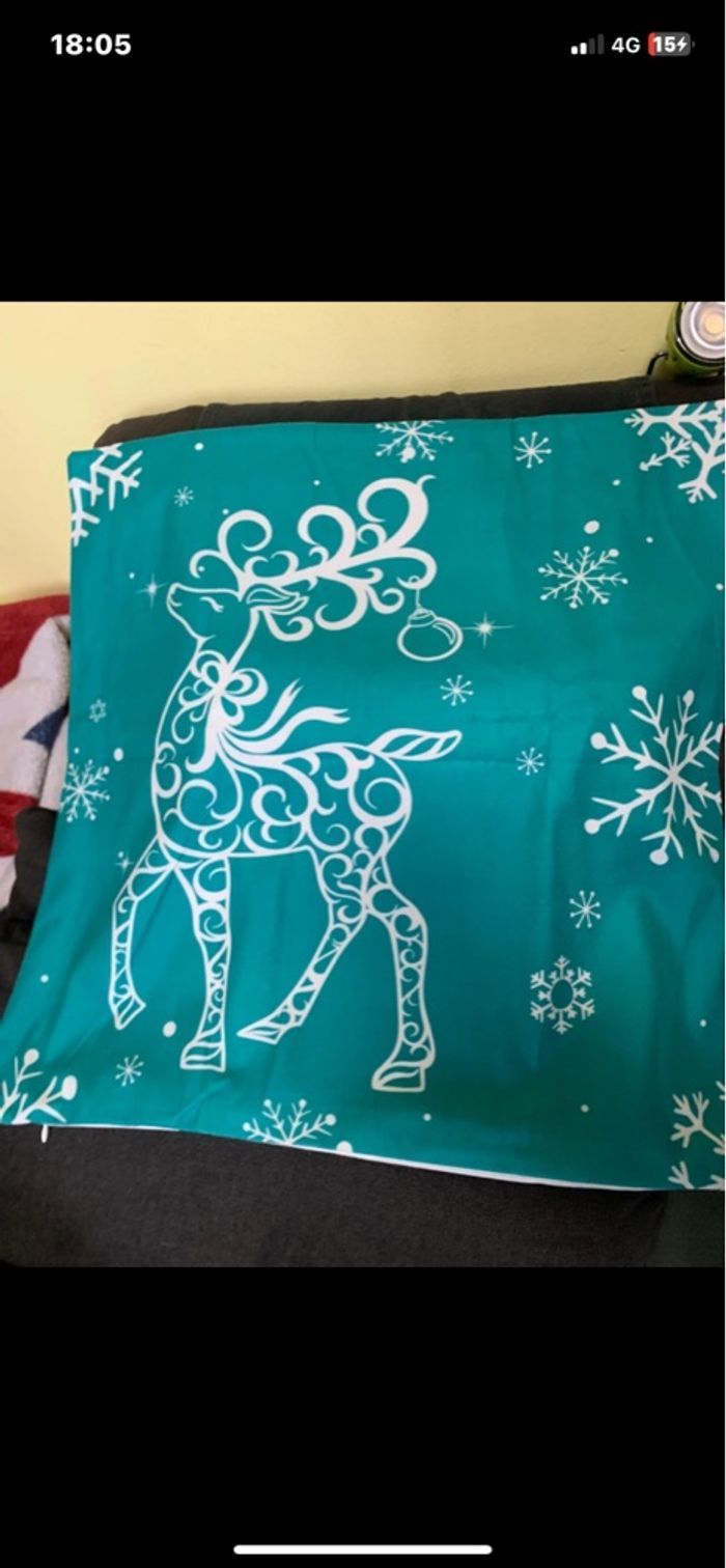 4 Housses de coussins de Noel 50X50 - photo numéro 5