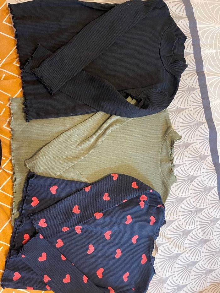 Lot t-shirt manches longues 5 ans