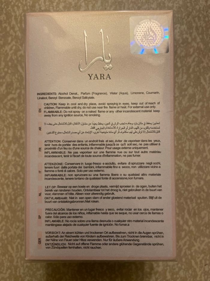 Parfum Yara - photo numéro 3