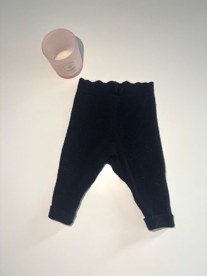 legging, bébé, côtelé