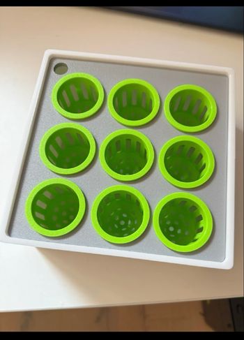 Plateau de culture hydroponique – 9 paniers