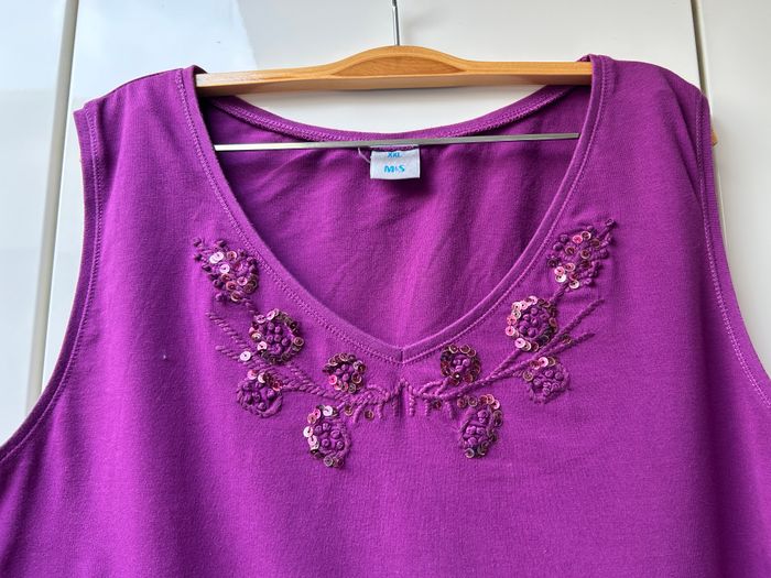 Débardeur violet M&S - Taille XXL - photo numéro 2