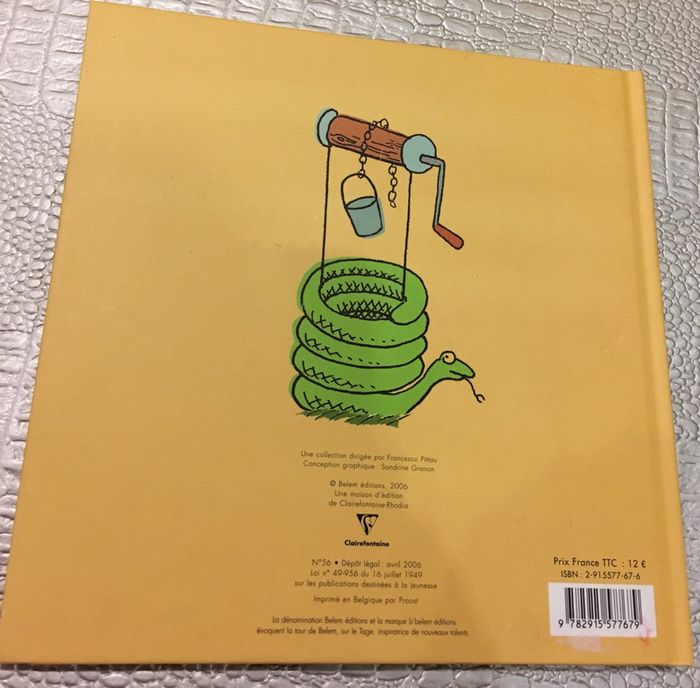 Livre neuf 4,5 ans, il était un serpent - photo numéro 2
