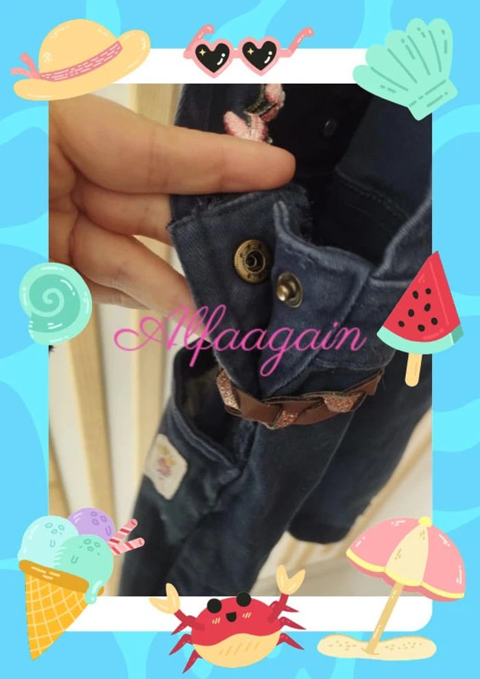 Robe salopette Lili marelle 8ans - photo numéro 8