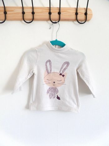 Tee-shirt col roulé Kiabi