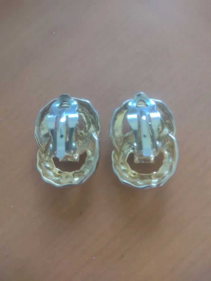 Boucle d'oreille clips vintage - photo numéro 9