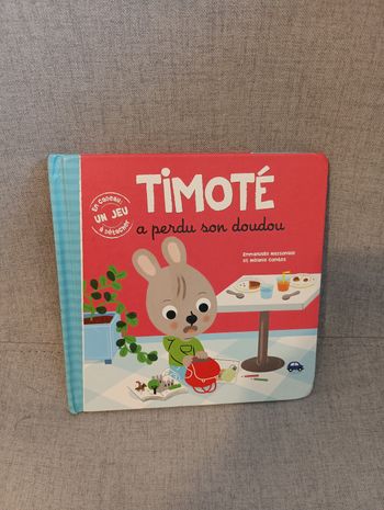 Livre timoté a perdu son doudou
