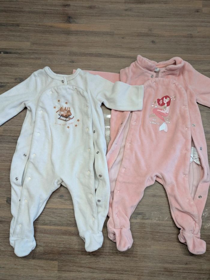 2 pyjamas hiver 6 mois