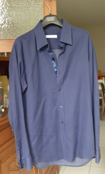 Chemise homme bleue Danyberd taille 42