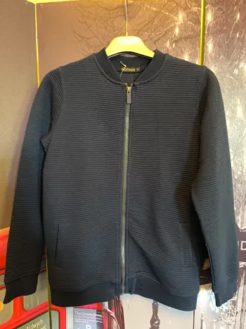 79685 veste zippée bleu marine garçon 12 ans