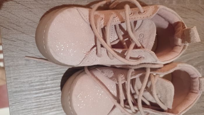 Chaussure montante rose poudrée - photo numéro 6