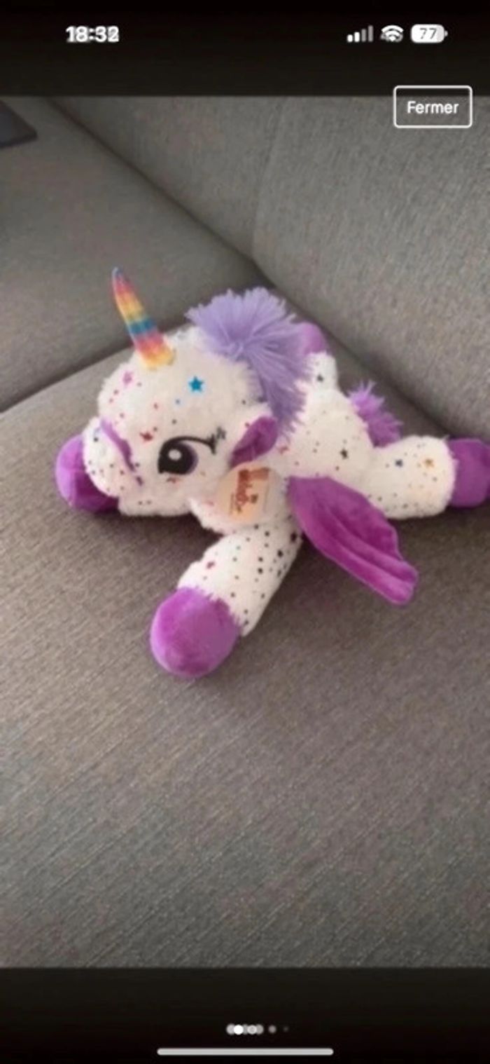 Peluche licorne