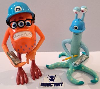 Figurines Disney Pixar Monstres et Cie La Fouine et Charlie Ray Proctor Hasbro 2001