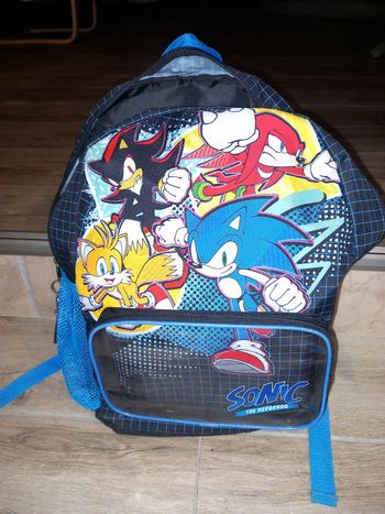 Sac à dos  ecole primaire sonic