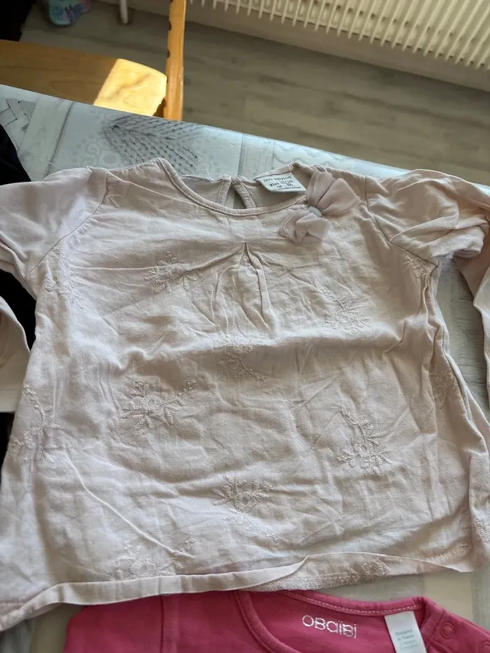 Lot tee-shirts ml 12 mois - photo numéro 3