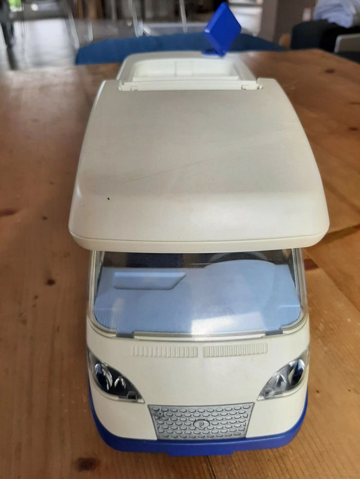Playmobil camping-car blanc et bleu - photo numéro 2