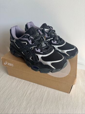 Asics gel nyc noir gris 38