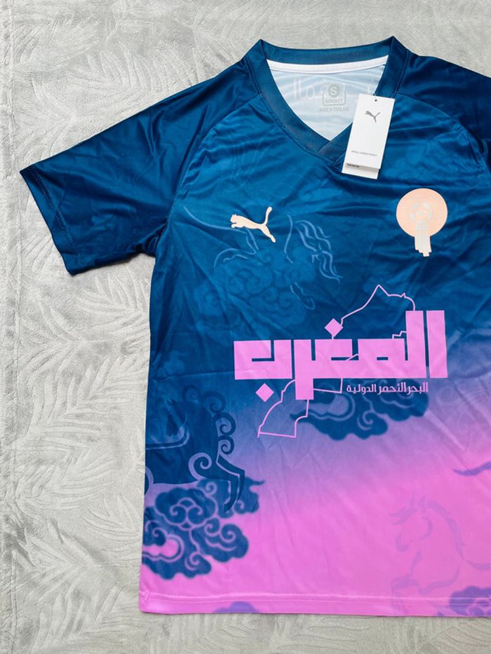 Maillot concept foot Maroc violet taille S - photo numéro 2