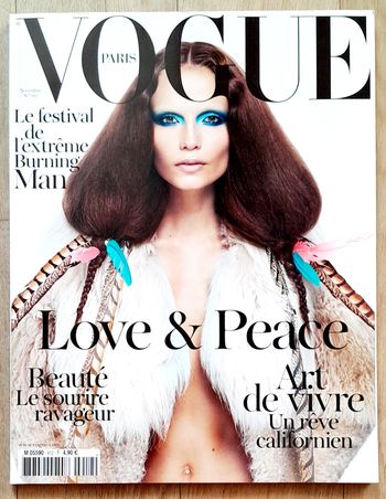 Magazine Vogue n°912 novembre 2010 spécial Love & Peace