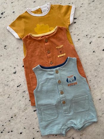 Lot de 3 Combi short Disney 3mois
