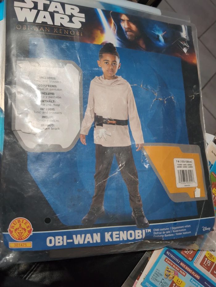 Déguisement obi wan Kenobi neuf 7-8 ans - photo numéro 1