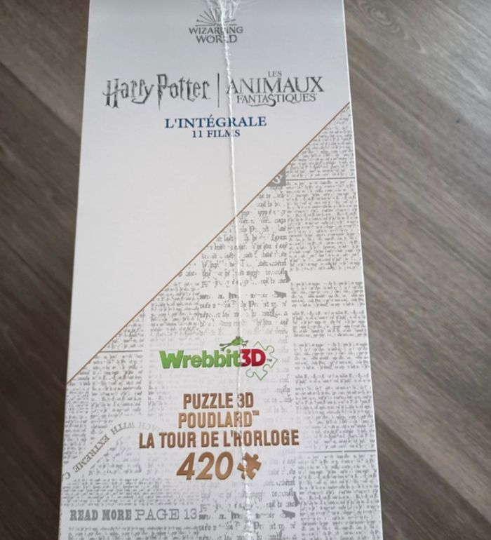 Coffret intégral harry potter+ puzzle 3D Poudlard collection magique neuf sous blister - photo numéro 4