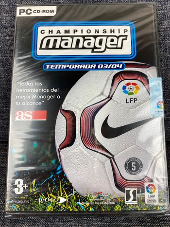 RARE Championship Manager 03/04 NЕUF sous blister Sealed