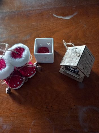 Lot 3 décorations de Noël 