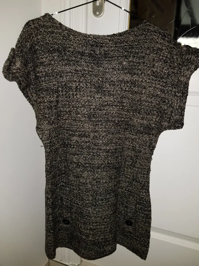 Pull tunique sans manche - photo numéro 2