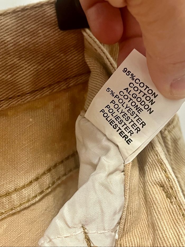 Jean large beige - photo numéro 8