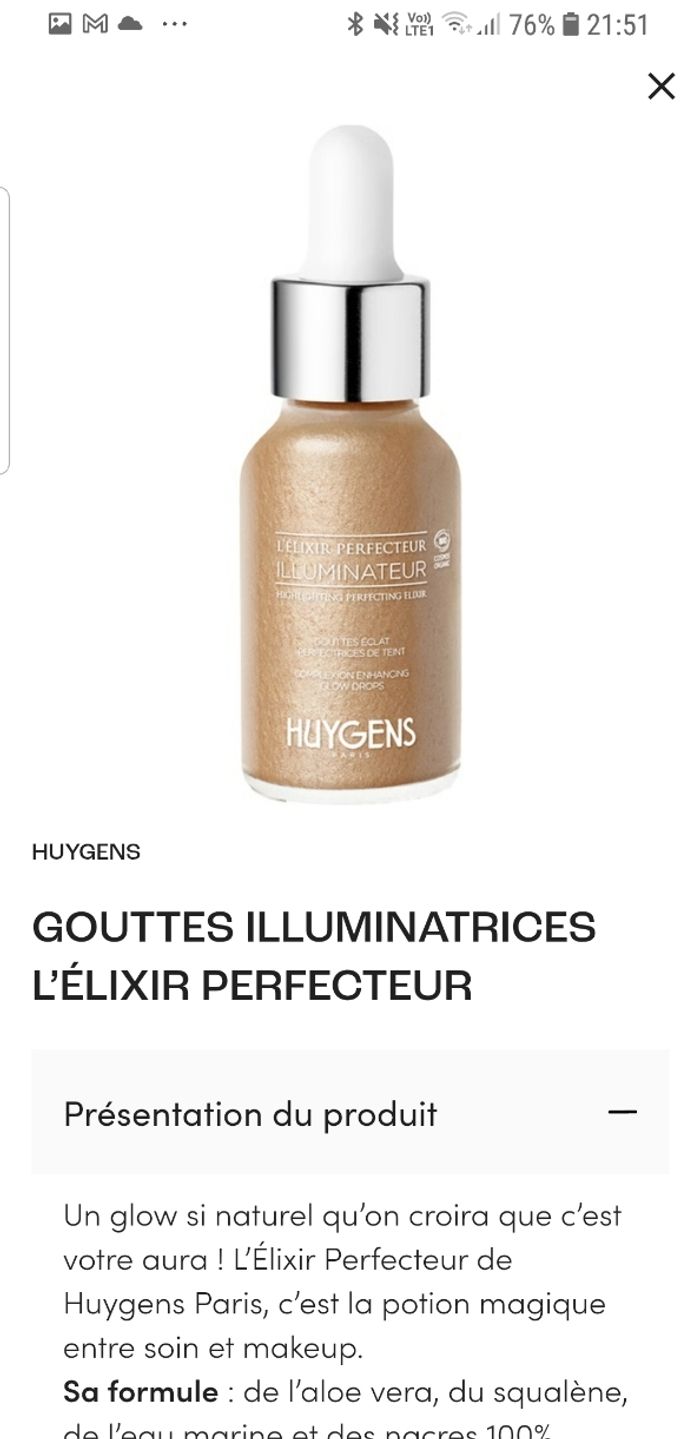 Gouttes éclat protectrices de teint Huygens NEUF - photo numéro 6