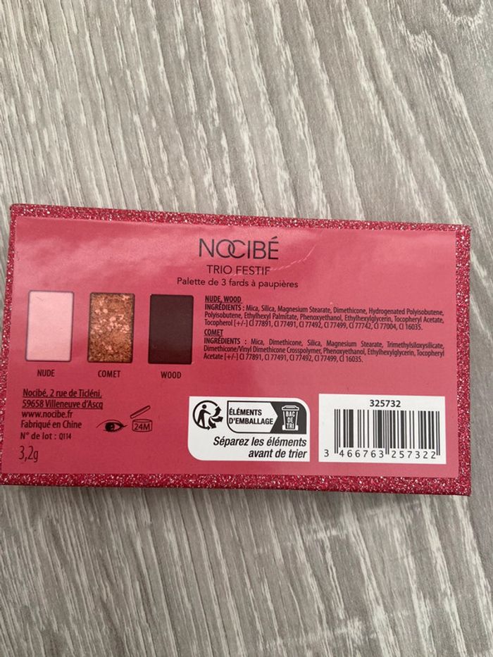 Palette yeux brun nude nocibe trio festif neuf - photo numéro 3