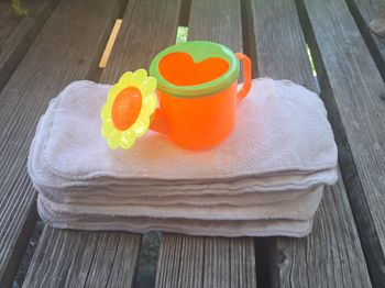 Lot de 10 langes simple coton