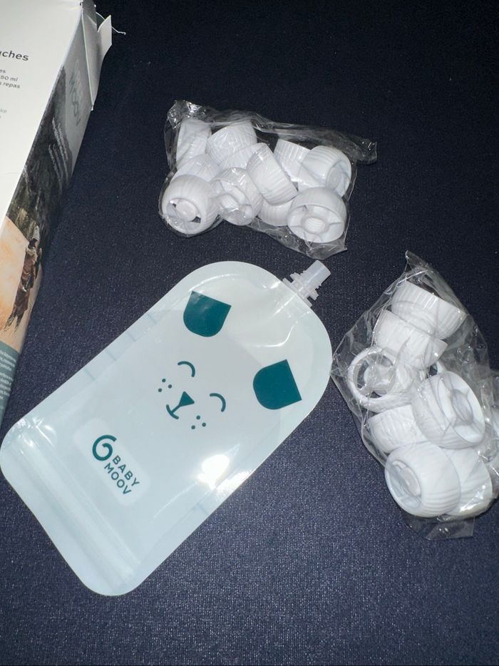 Kit 20 gourdes réutilisables 150ML BabyMoov Neuf - photo numéro 2