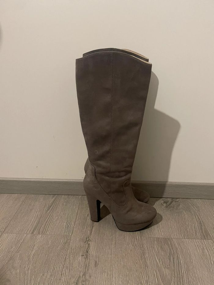 bottes haute gris primadonna pointure 37 - photo numéro 6