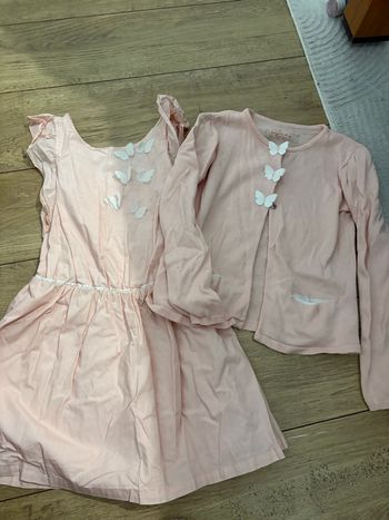 Robe + gilet 8 ans 