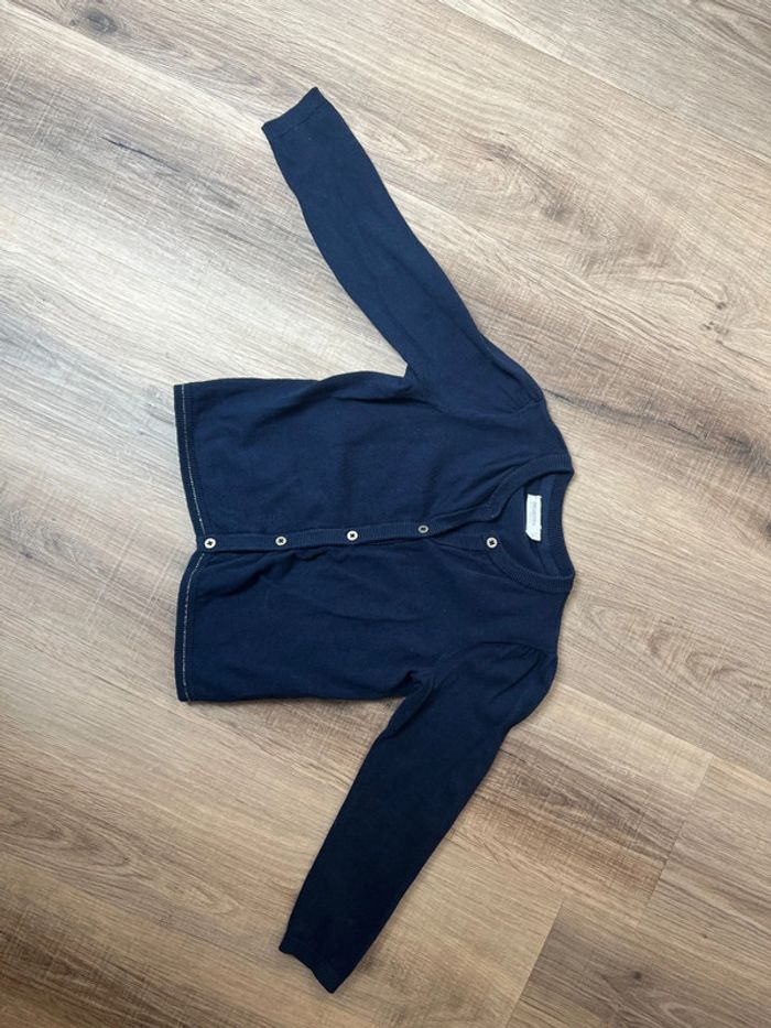 Gilet bleu 4 ans