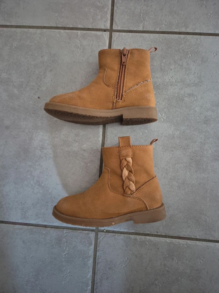 Bottines beige camel - photo numéro 3